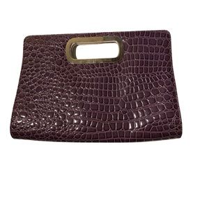 New York & Company Purple Clutch Purse